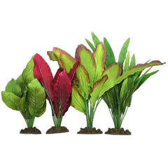 Aqua One Silk Plant 4pk.Mix 2 -24242