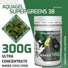 Coburg Aquarium AquaMunch AquaGel-Super-Greens-38 | Aquarium Fish Food
