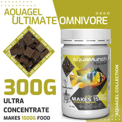 Coburg Aquarium AquaMunch AquaGel Ultimate Omnivore Aquarium Fish Food