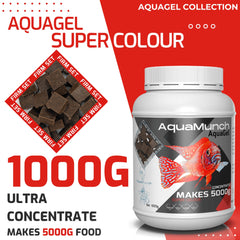 Coburg Aquarium AquaMunch Aquagel Super Colour | Aquarium Fish Food