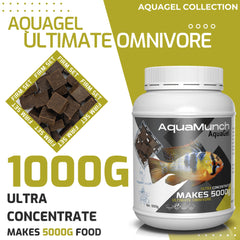 Coburg Aquarium AquaMunch AquaGel Ultimate Omnivore Aquarium Fish Food