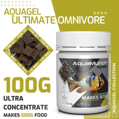 Coburg Aquarium AquaMunch AquaGel Ultimate Omnivore Aquarium Fish Food