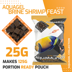 Coburg Aquarium | AquaMunch AquaGel Brine Shrimp Feast | Aquarium Fish Food