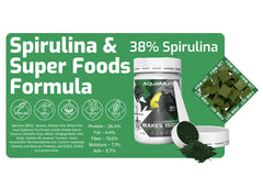 Coburg Aquarium AquaMunch AquaGel-Super-Greens-38 | Aquarium Fish Food