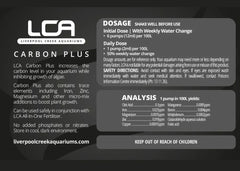 Liverpool Creek Aquarium - Carbon PLUS (Shrimp Safe) | Shop Aquatic Plant Supplements | Coburg Aquarium