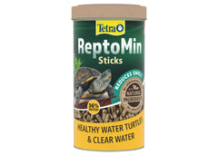 Tetra NutriEvolution ReptoMin floating turtle food sticks available in 130g and 270g containers