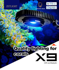 Coburg Aquarium | Zetlight Zetlight X9 Bluetooth & WiFi 96W LED | Shop Aquarium Lighting