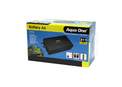 Aqua One Battery Air 250C Air Pump Portable 150LH W Cigarette Lighter USB Cable