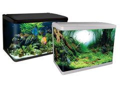 Aqua One LifeStyle 127 Complete Glass Aquarium 80cm 127L Gloss Black