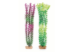 Kazoo Plastic Plant Small Leaf Purple/White