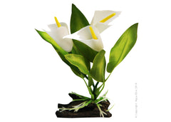 Aqua One Plastic Plant, lilly, artificial aquarium plant