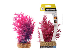 red Aqua One Y Plastic Plant Narrow Ludwigia Medium