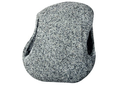 Aqua One Round Marble Cave, white, stone, hole, aquarium feature, ornament, display, fish house, snail house,