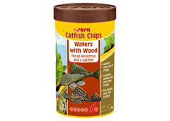 Sera Catfish Chips Wafers with Wood