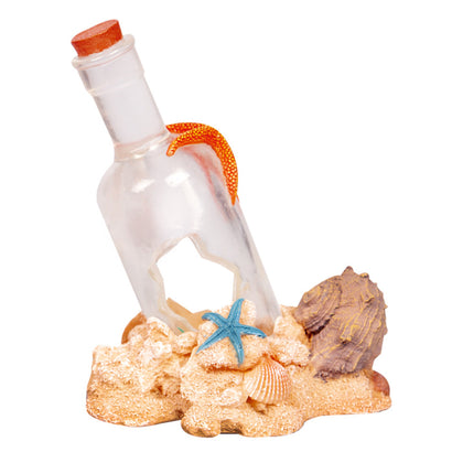 Message In A Bottle 11.5x10x14cmh