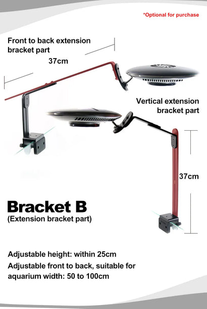 Coburg Aquarium | F8 Pro Zetlight Bracket B