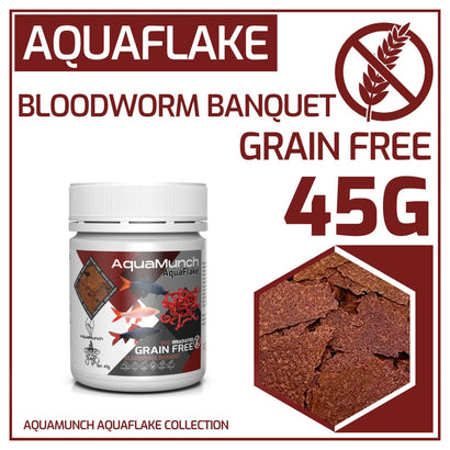 AquaMunch AquaFlake Bloodworm Banquet Flake