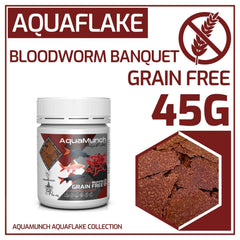 AquaMunch AquaFlake Bloodworm Banquet Flake