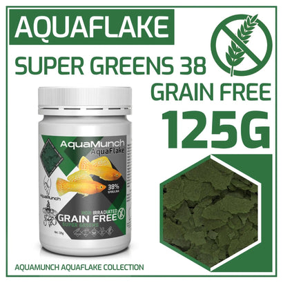 Coburg Aquarium AquaMunch Aquaflake Super Greens | Aquarium Fish Food