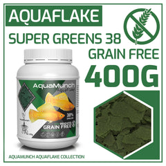 Premium Spirulina flake fish food for freshwater aquarium fish