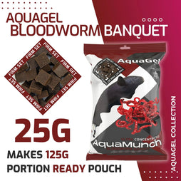 Coburg Aquarium AquaMunch AquaGel Bloodworm Banquet | Aquarium Fish Food