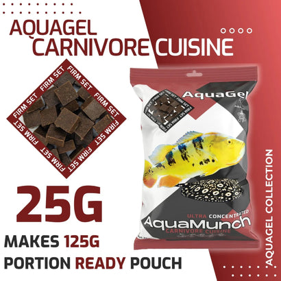 Coburg Aquarium AquaMunch Aquagel Carnivore Cuisine | Aquarium Fish Food