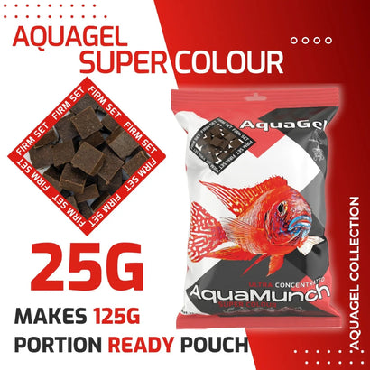 Coburg Aquarium AquaMunch AquaGel Super Colour | Aquarium Fish Food