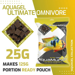 Coburg Aquarium AquaMunch AquaGel Ultimate Omnivore Aquarium Fish Food