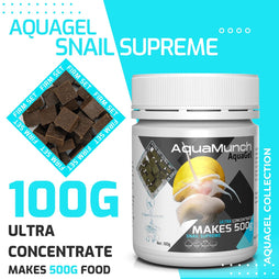 Coburg Aquarium | AquaMunch AquaGel Snail Supreme | Aquarium Fish Food