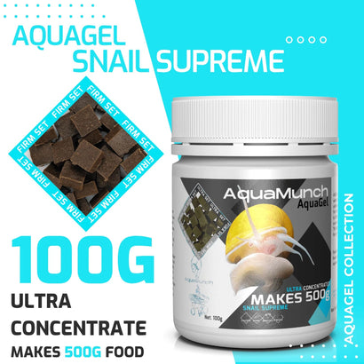 Coburg Aquarium | AquaMunch AquaGel Snail Supreme | Aquarium Fish Food