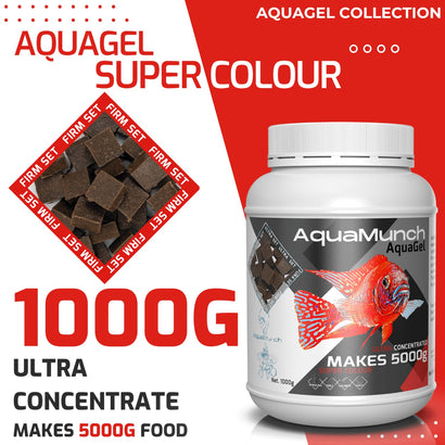 Coburg Aquarium AquaMunch Aquagel Super Colour | Aquarium Fish Food