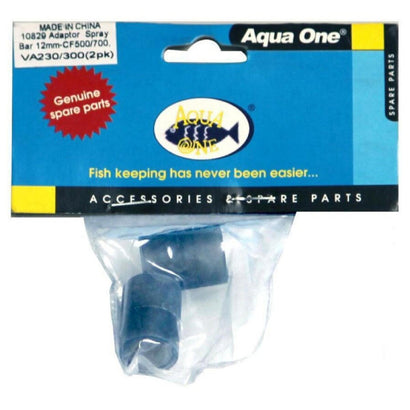 Aqua One 12mm Spray Bar Adaptor 2 Pack for Aquis 500 700 and Via Aqua 230 300 aquarium filters