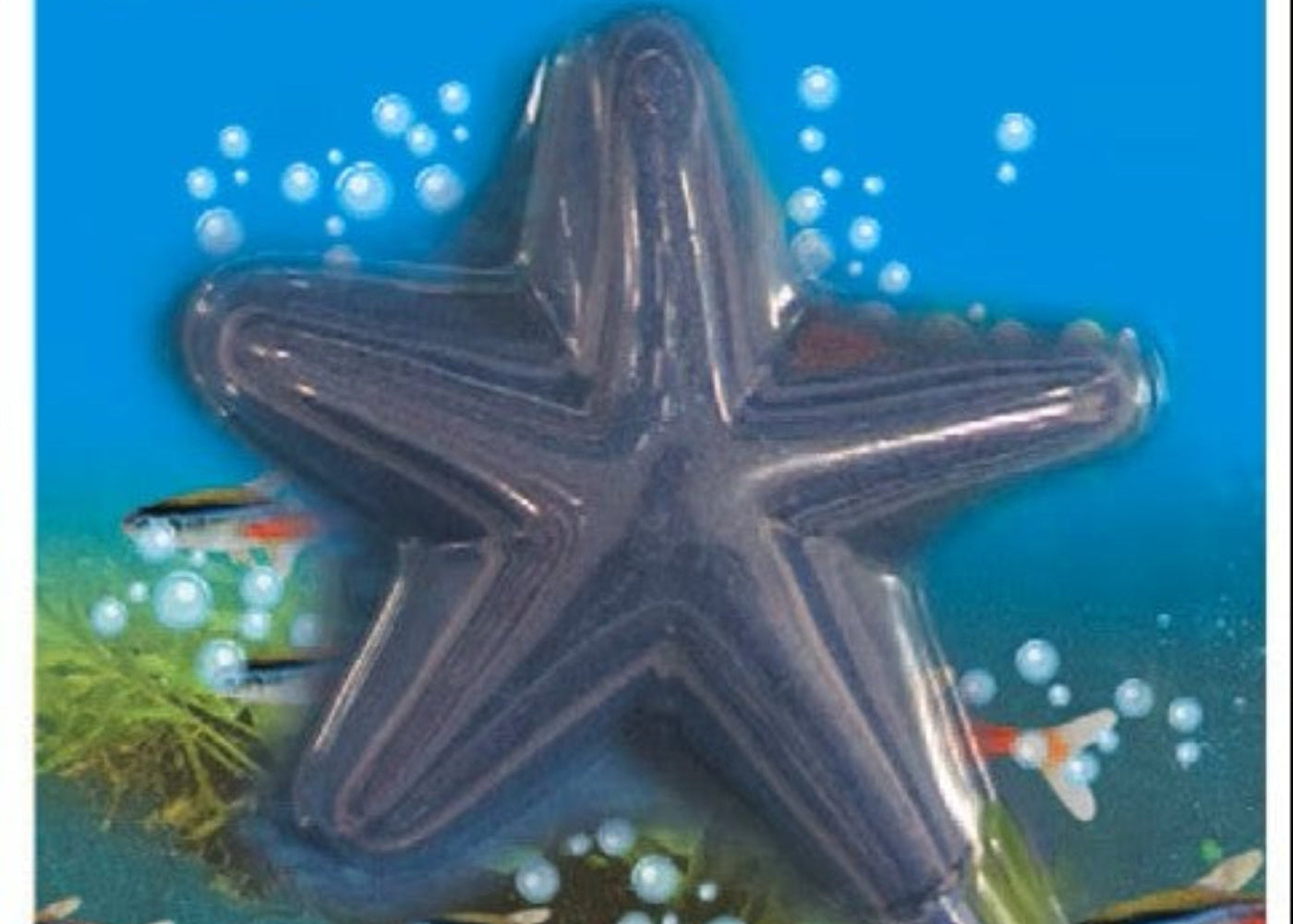 Aqua One Starfish Airstone Medium 8.5cm 10352 – decorative starfish shaped aquarium airstone for freshwater fish tank aeration