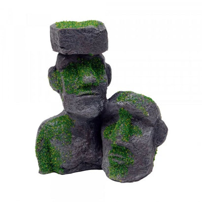 Bioscape Moss Easter Island Statues 12x11cm