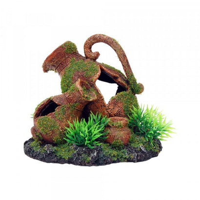 Bioscape Moss Greek Urns 14x10cm