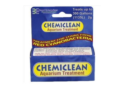 Boyd Chemi-Clean red cyanobacteria aquarium treatment 2g box, treats up to 1135 litres