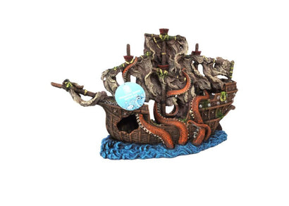 Bioscape Octopus Shipwreck 34 x 10 x 22cm