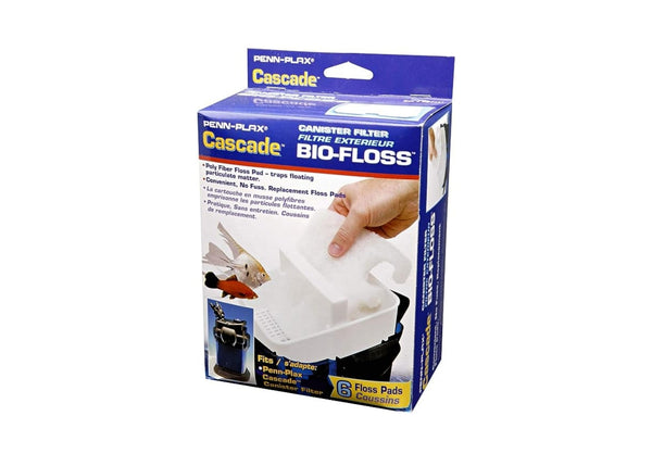 LTWHOME Ersatzfilter Für Cascade 1200/1500 Aquarium Canister Filter – 6 Bio Schwämme, 12 Floss Pads