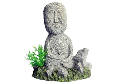 Coburg Aquarium | Ornament Stone Face Man Rock Garden 10.5x7.5