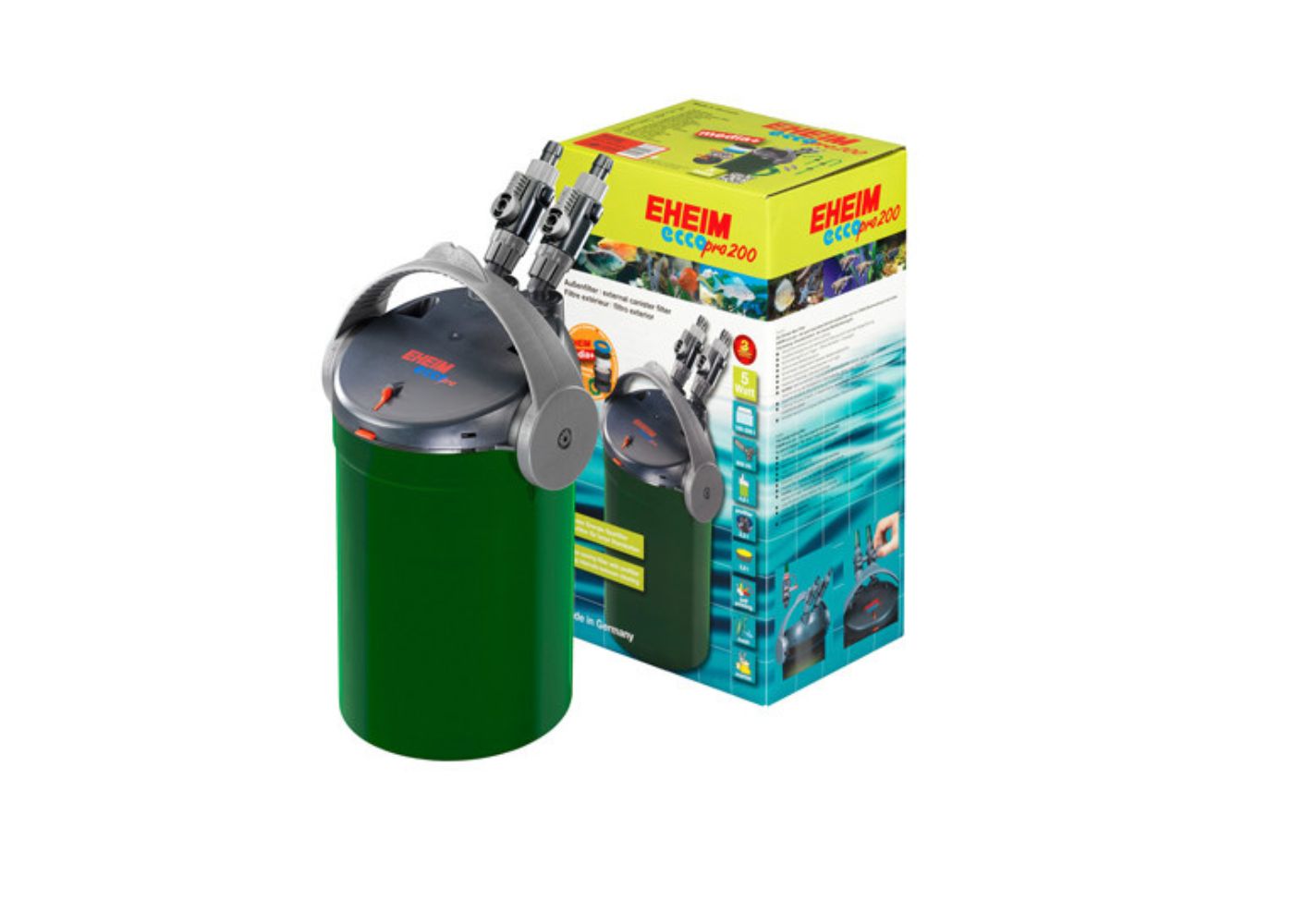 Eheim Ecco Pro 200 Filter With Media 600L/H