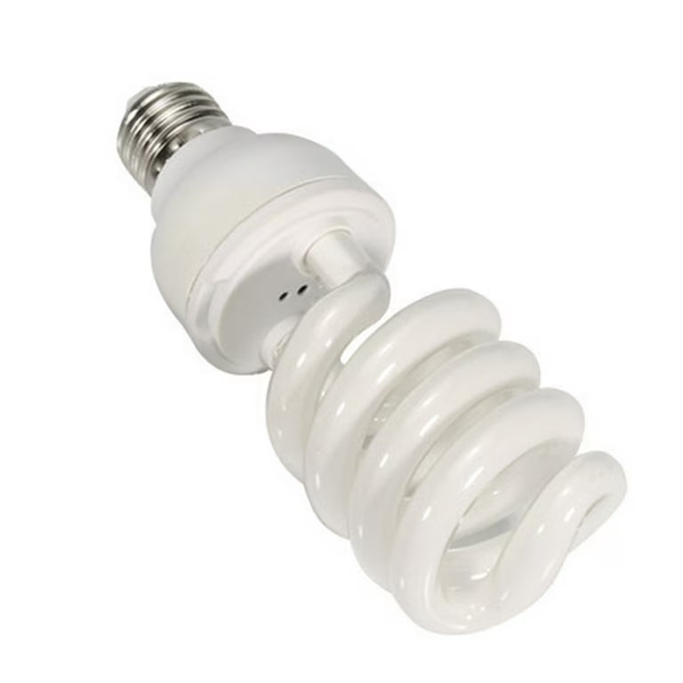 26W UVB 5.0 compact reptile bulb with E27 fitting for terrariums and vivariums