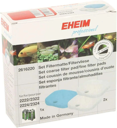 EHEIM Blue and White Filter Pads for 2222 and 2224 external canister filters