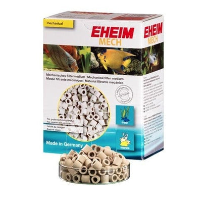 EHEIM MECH 2L ceramic mechanical filter media with hollow ceramic rings for aquarium filtration