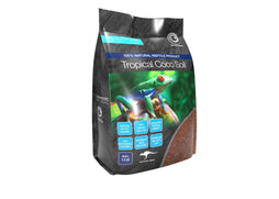 Jurassic Natural Tropical Coco Soil – 100% natural coconut pith reptile substrate for humidity, burrowing and live plants in terrariums and vivariums