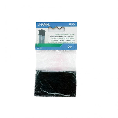 Marina Jet Flo 50 replacement foam filter insert 2 pack for internal aquarium filter