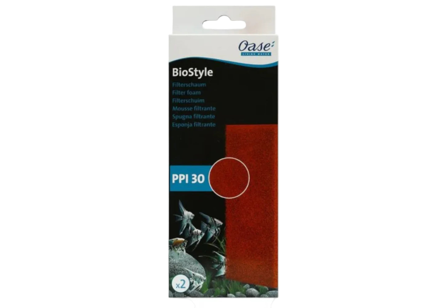 OASE BioStyle 30 ppi orange filter foam set of 2, SKU 83936