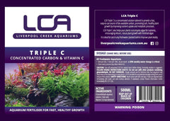 Liverpool Creek Aquarium - Triple C 500ml | Buy Aquarium Water Treatments Online | Coburg Aquarium