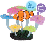 Kazoo - Silicone Plant-Flat Coral w/Clown Fish & Air