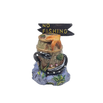 Coburg Aquarium | Aquarium Ornament | Snake No Fishing | Fish tank decor