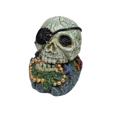 Coburg Aquarium | WLPET - Pirate Skull - Aquatic Ornament | Shop fish tank decorations online